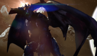 Oryx turning to face the player